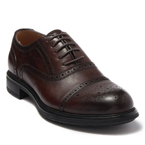 Vintage Foundry Parker Brown Leather Oxford - Picture 8 of 9